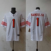 Men's San Francisco 49ers #1 Deebo Samuel Black Vapor Untouchable Limited Football Stitched Jersey,baseball caps,new era cap wholesale,wholesale hats